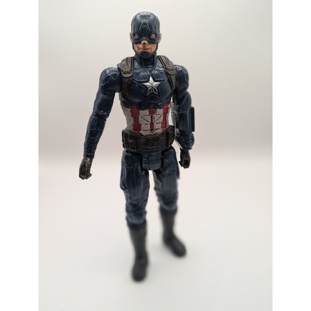 Marvel Avengers Endgame Captain America 12" Action Figure Hasbro 2018 Loose Used